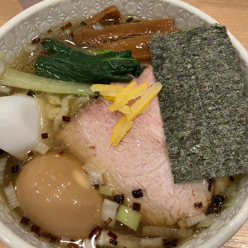 味玉塩ラーメン(麺や麦ゑ紋（ムギエモン）)