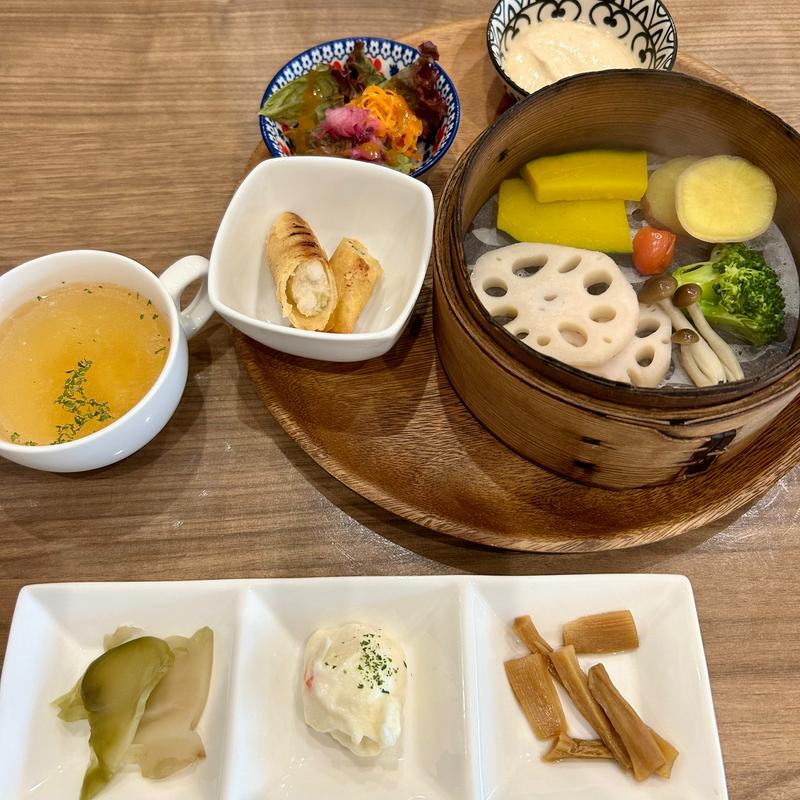 点心のランチセット(Blue3CAFE)