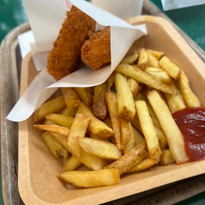 海の香りのリゾットコロッケ(ポテト付き)(カフェ麦わらぼうし （カフェムギワラボウシ）)