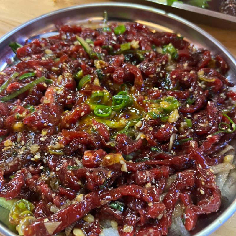 ユッケ(クァンジャン市場)