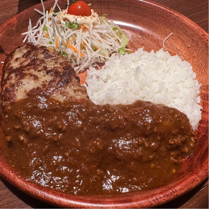 カリーバーグディッシュL(びっくりドンキー 竜ヶ崎店 )