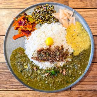 サグカレー(ハルダモンカレー)