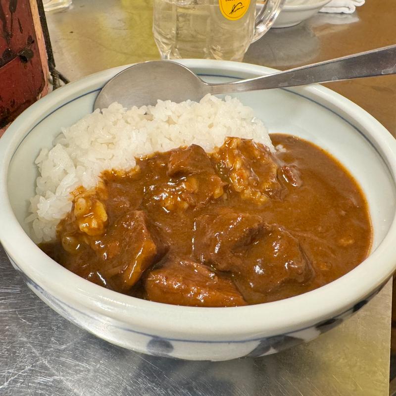 肉カレー(ツラとキモ炭火焼肉いわしげ 田町)