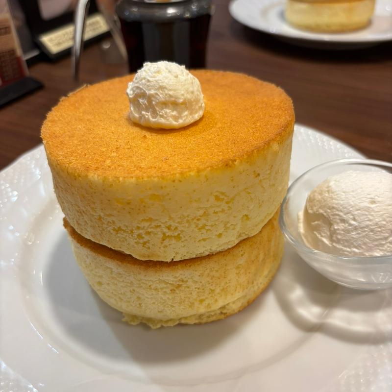 窯焼きスフレパンケーキ(星乃珈琲店 東京スカイツリータウン・ソラマチ店)