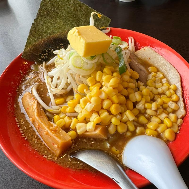 味噌バターコーン(旭川味噌ラーメン ばんから 武石IC店)