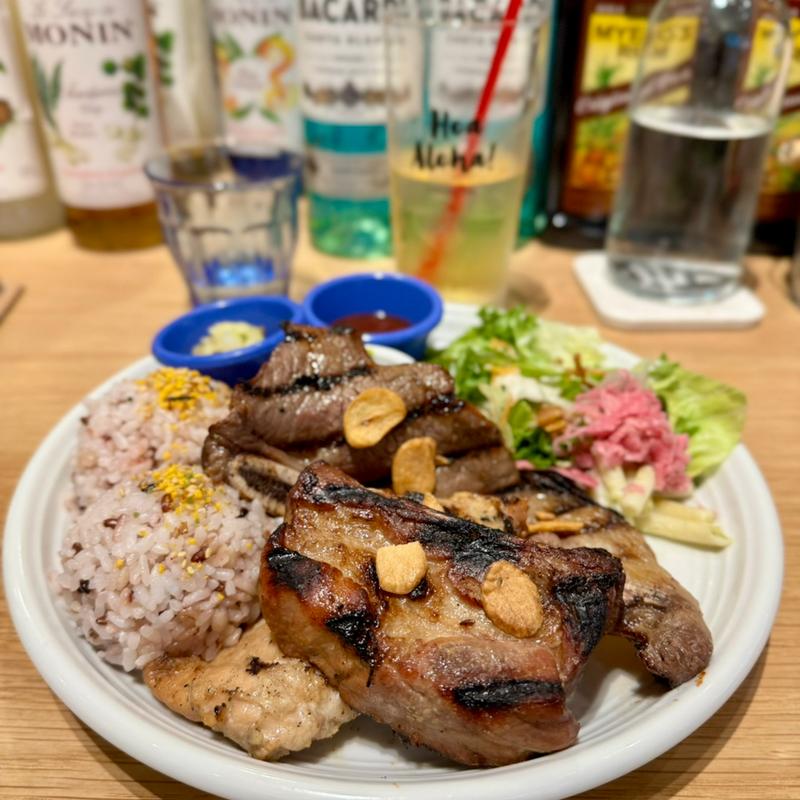 HIBACHIミートコンボ(hale'aina HOA 渋谷)