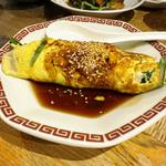 餡かけ 豚ニラオムレツ
