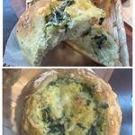 ほうれん草 & チーズパン(ハースブラウン 南万騎が原)