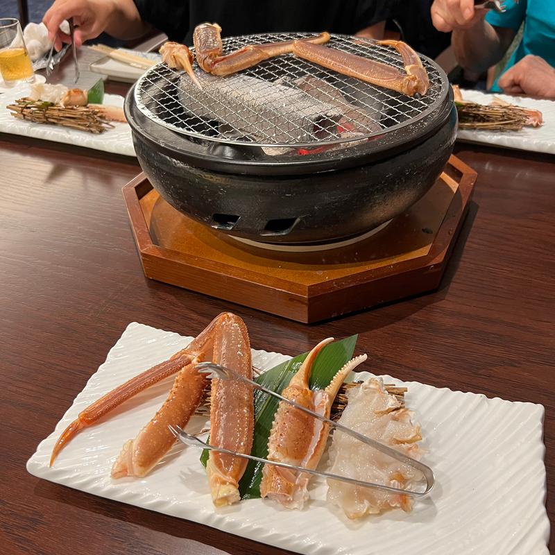 ズワイかに炭火焼き(かに道楽横浜店)