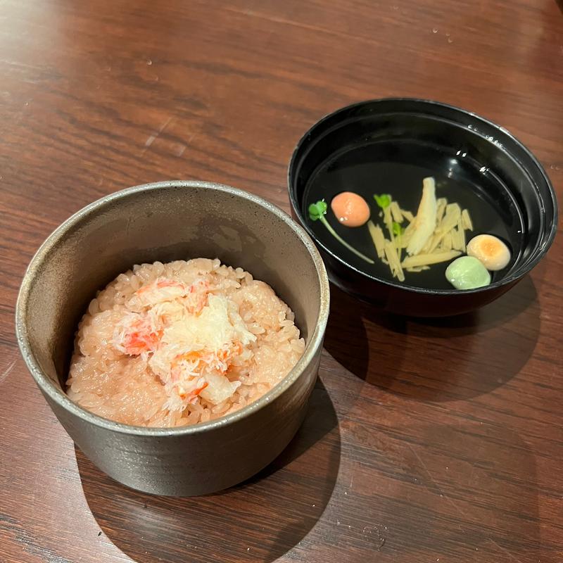 かにおこわ(かに道楽横浜店)