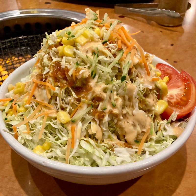 ざんまい半サラダ(焼肉ざんまい 茅ヶ崎店)