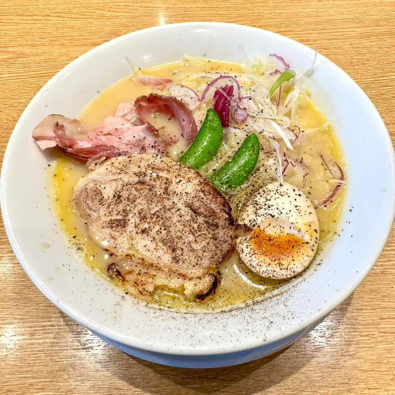 濃厚鶏白湯そば(丸源ラーメン 河内天美店)