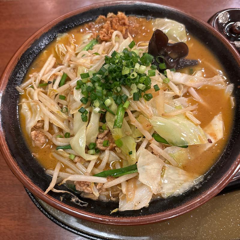 野菜たっぷり味噌ラーメン(さんぽう亭 五泉店 )