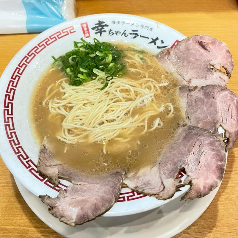 チャーシューメン(幸ちゃんラーメン 中洲店)