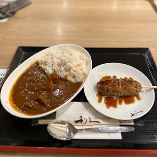 牛たんカレーライス+牛たんつくね(仙臺たんや利久三井アウトレットパーク木更津店)