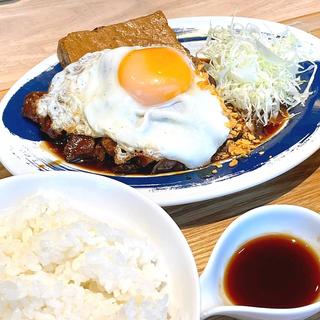 煮込みトンテキ定食