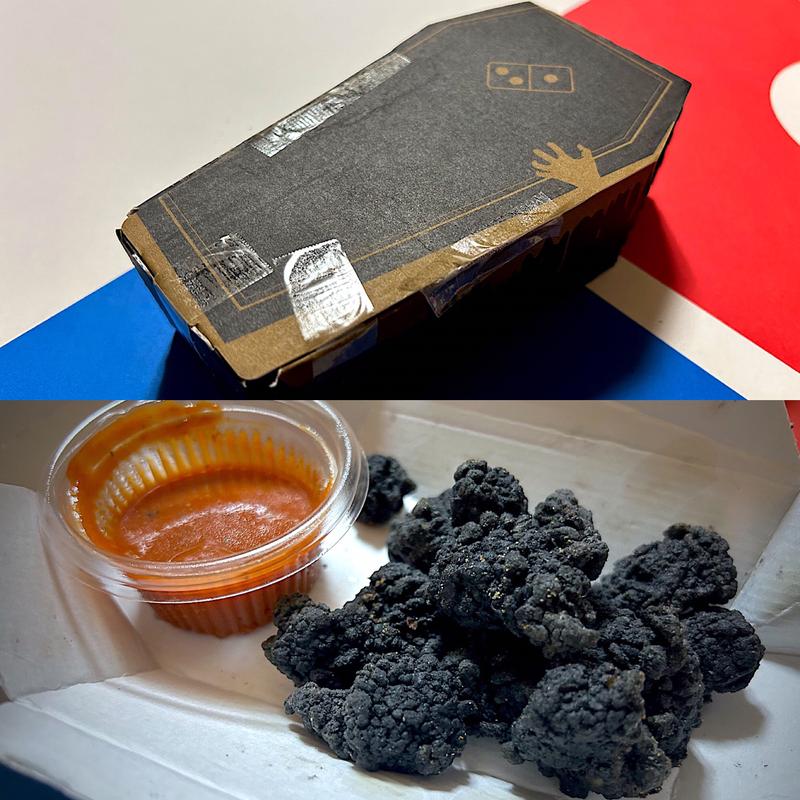 ハロウィン ブラックチキン(ドミノピザ 五橋店)