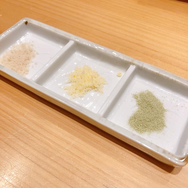 天塩3種(広島 鮨 天ぷら いわい)