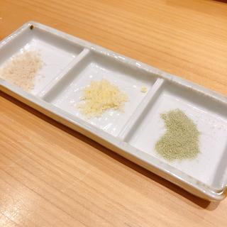 天塩3種(広島 鮨 天ぷら いわい)
