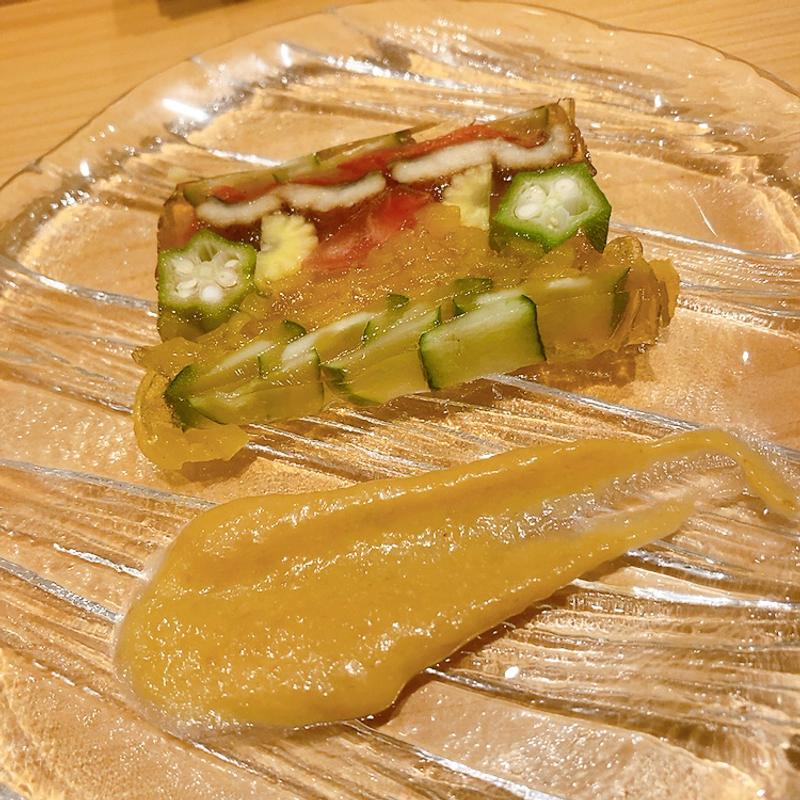 季節の野菜（昼上会席）(広島 鮨 天ぷら いわい)