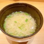 味噌汁（昼上会席）(広島 鮨 天ぷら いわい)