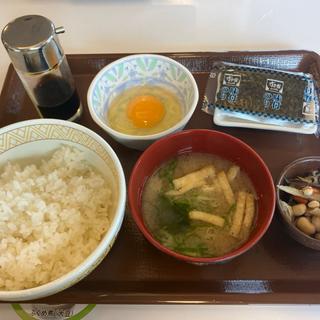 たまかけ定食(すき家 245号日立久慈店 )