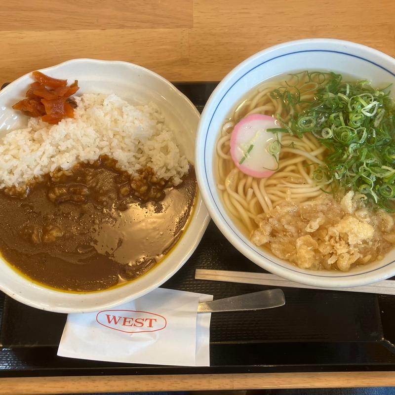 うどん、カレーセット(ウエスト 八幡則松店（うどん）)