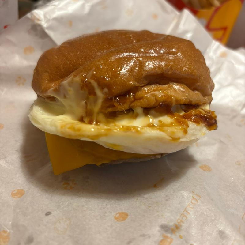 和風半月見 難品チーズバーガ(ロッテリア ユアエルム青戸)