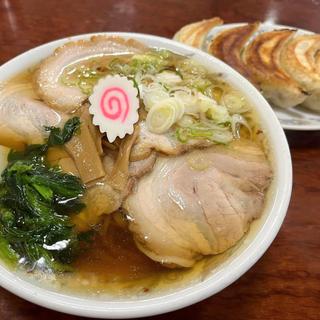 チャーシュー麺 餃子(池田屋)