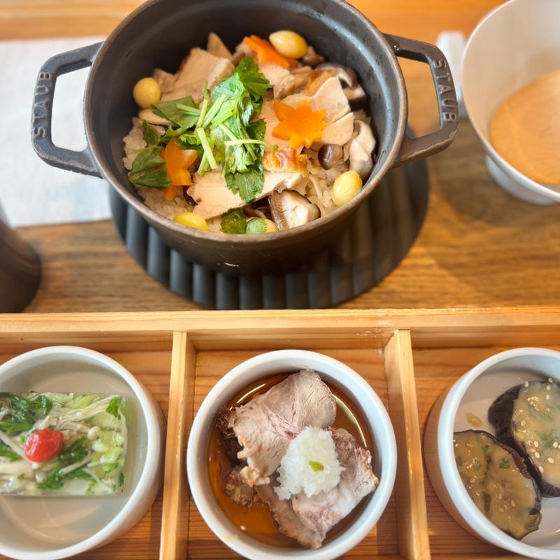 秋の彩りご飯(小倉山荘ファーム ダイニングカフェ)