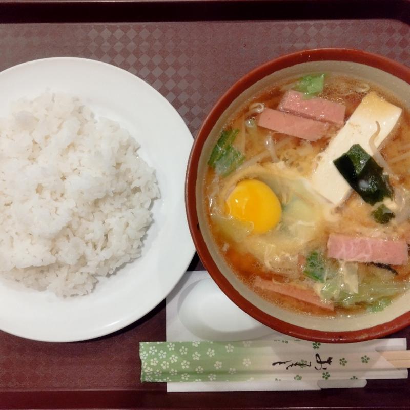 味噌汁(ライス付)(お食事処 三笠 松山店)