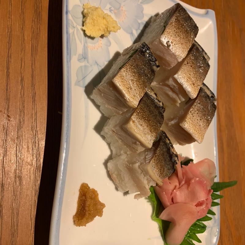 鯖バッテラ(明神丸はなれ)