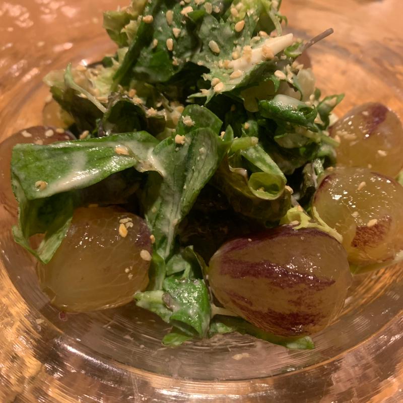 巨峰のサラダ(日なた)