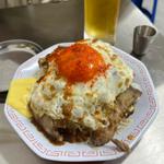 チャーシューエッグ定食