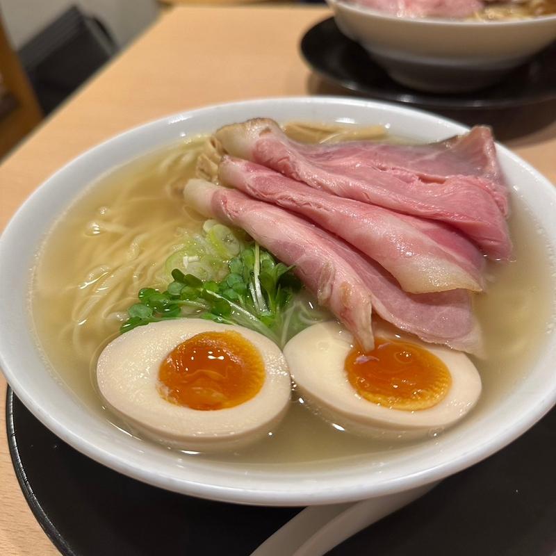 半熟煮玉子ラーメン 塩(麺処 絢)