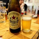 サッポロ赤星ラガー(大衆酒場 チャン栓チャン)