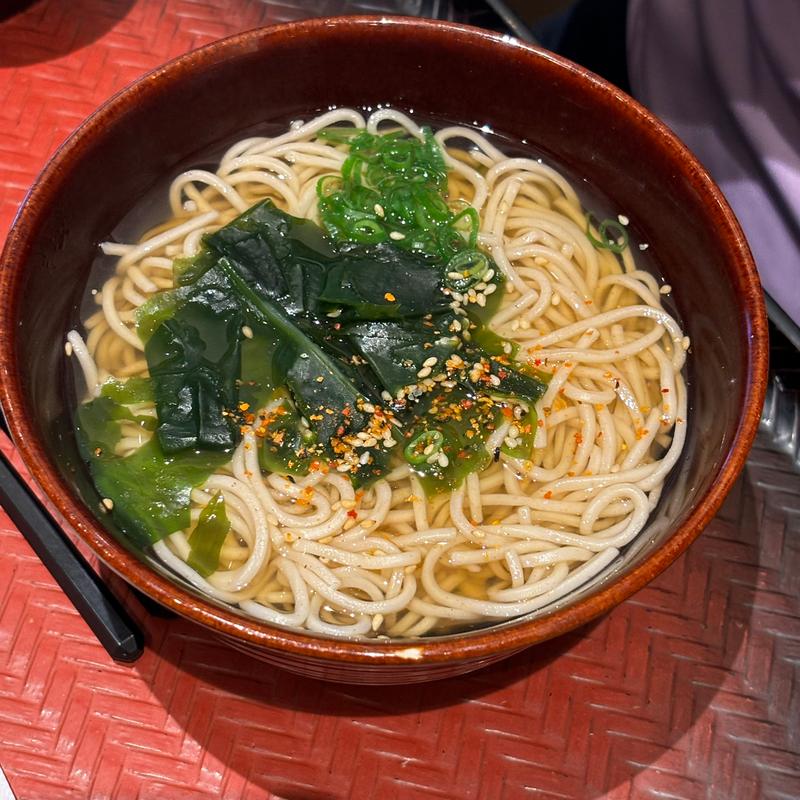 温蕎麦(大戸屋ごはん処 ベニバナウォーク桶川店)