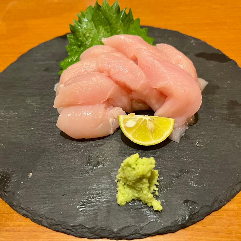 ささみ造り(炭匠きしもと)