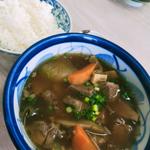 牛汁 ライス付き(新垣食堂 （アラカキショクドウ）)