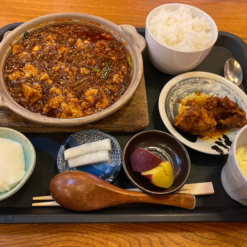 四川麻婆豆腐定食　痺れ(麻辣専門店サカホンキッチン)