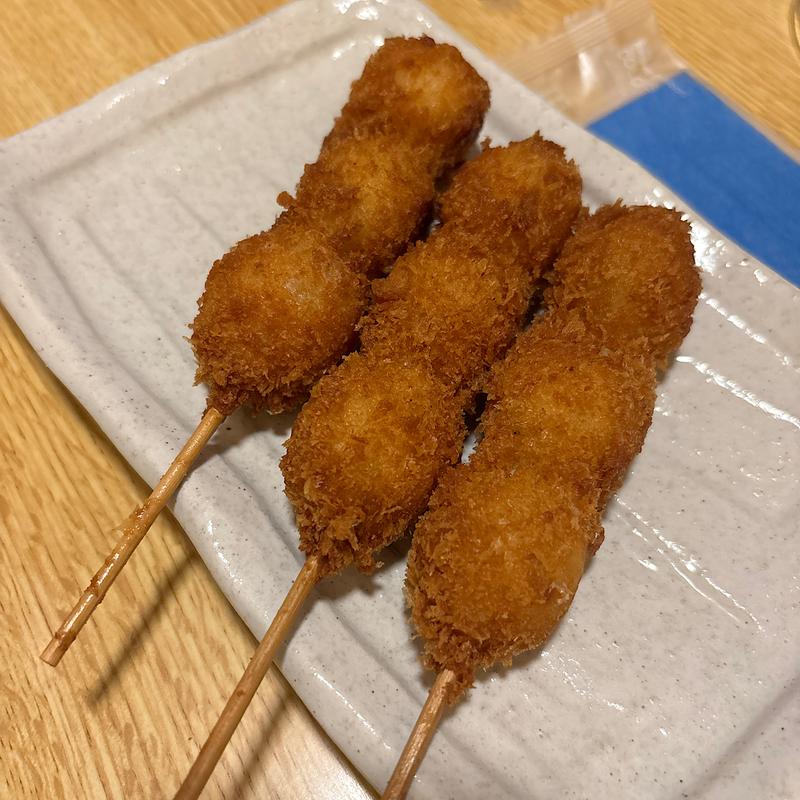 うずら揚げ串(くるくる)