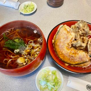 天丼とミニそばセット(中居屋 （なかいや）)