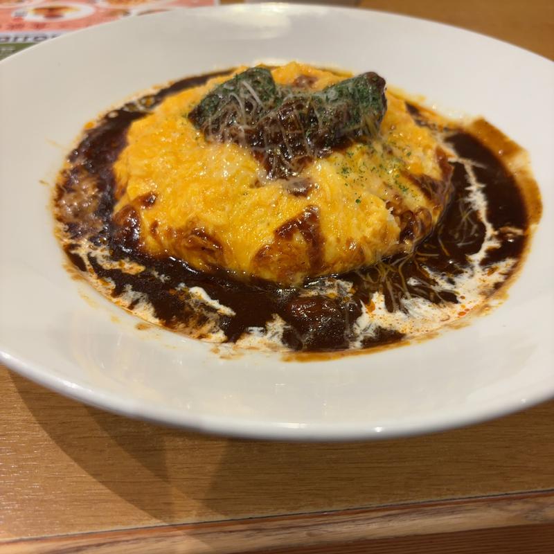 チーズトロふわビーフシチューオムライス(ココス 太田店 （COCO'S ）)