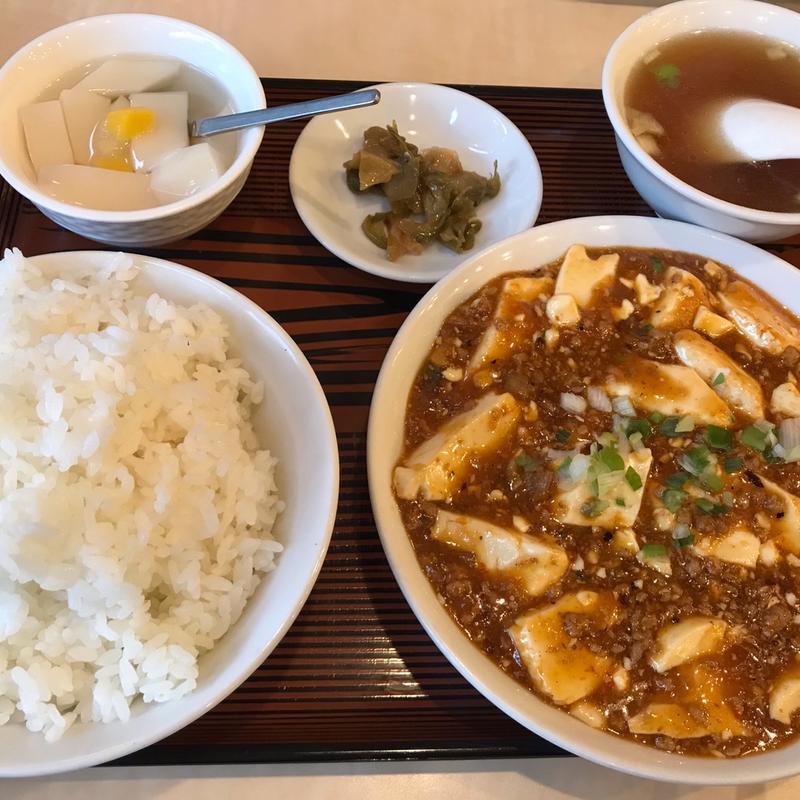 麻婆豆腐定食(聚宝)