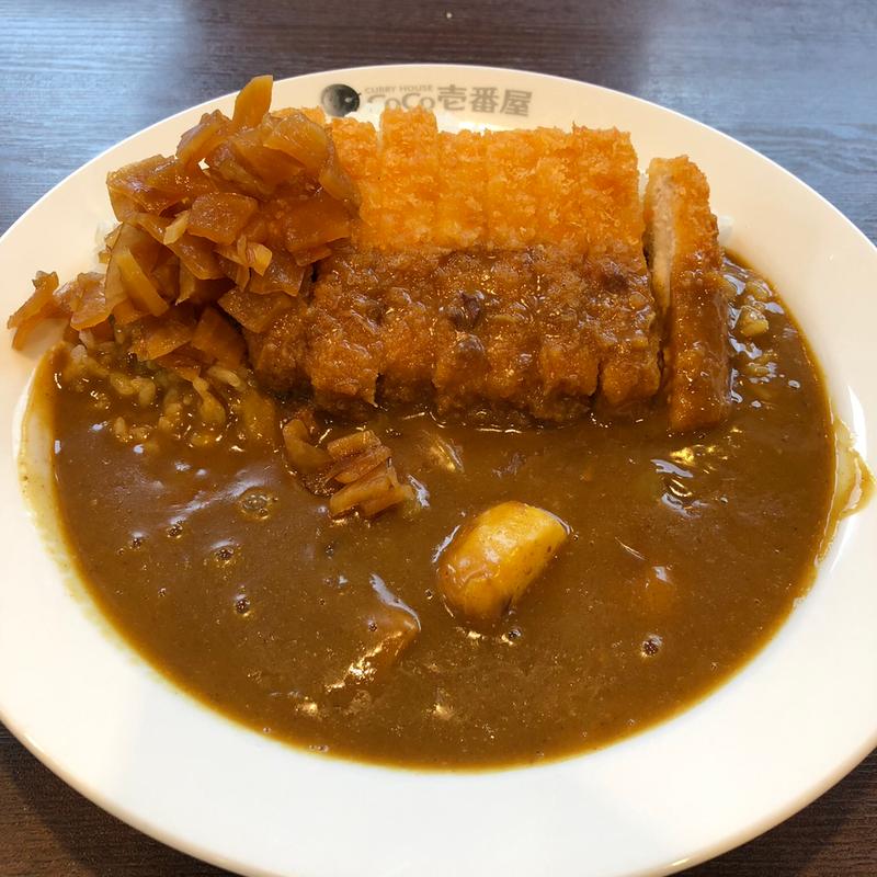 チキンカツカレー【ハーフ野菜】(CoCo壱番屋 足利葉鹿店)