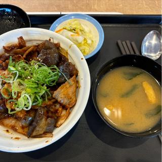 麻婆茄子丼定食