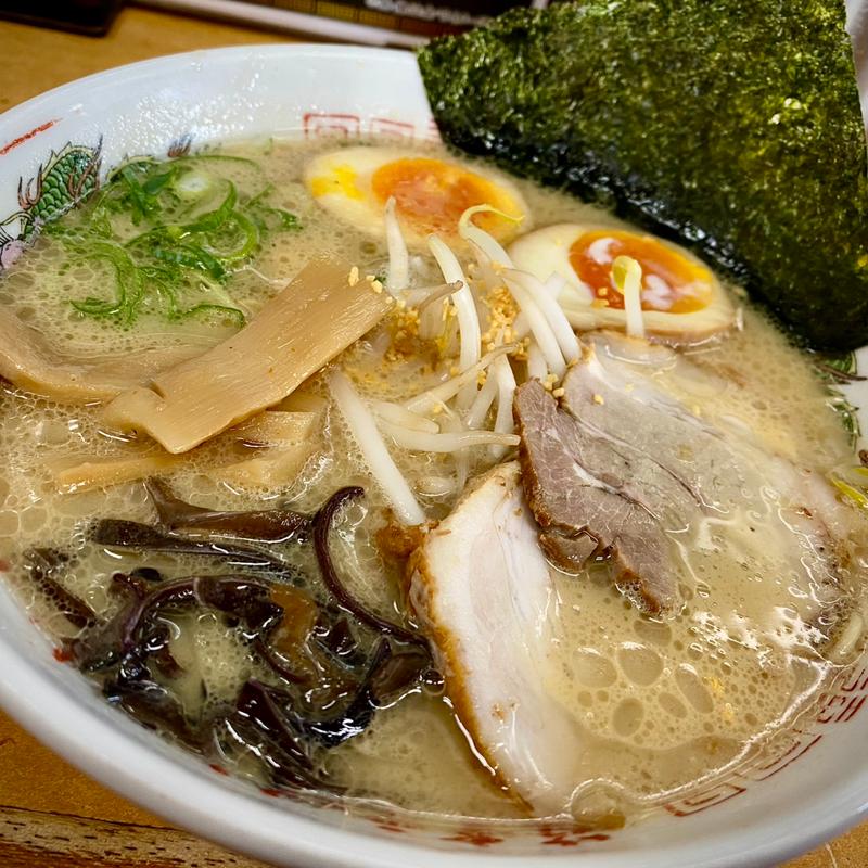 昭和(むかし)ラーメン(筑豊ラーメン　山小屋 妹尾店 )
