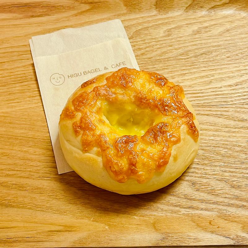 チーズベーグル(HIGU BAGEL&CAFE)