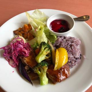 黒酢あんかけチキンとお野菜プレート(デニーズ三郷店)