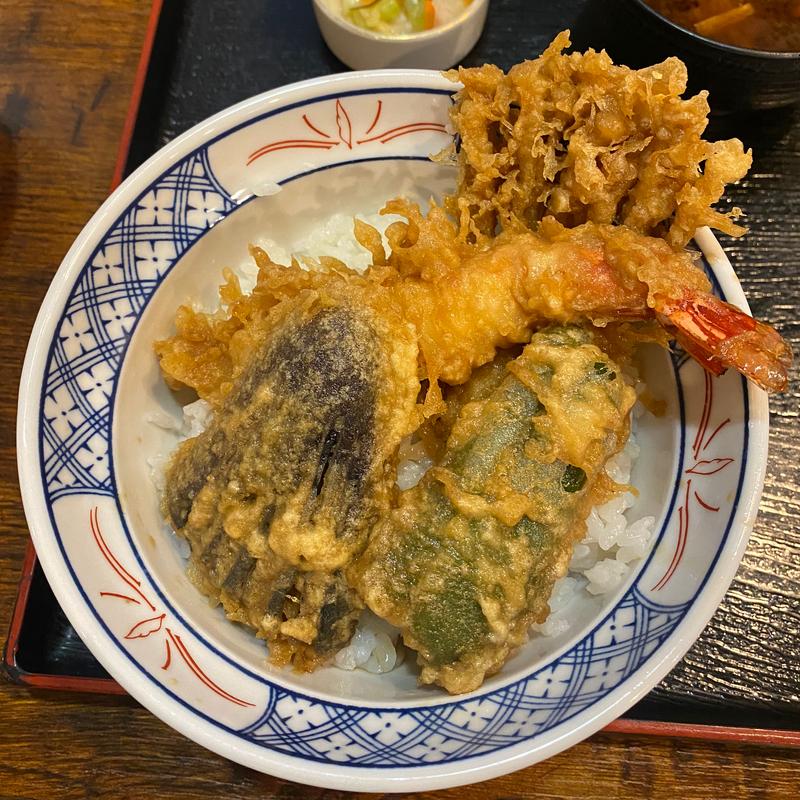ランチ天丼(天丼と天ぷらそば いなき)